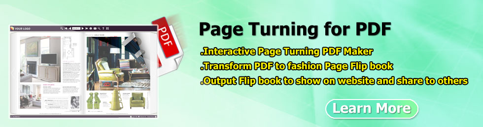 easy to convert PDF to flash page flip book